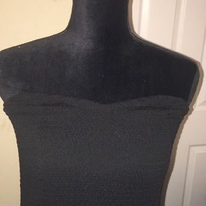 Black Strapless Dress